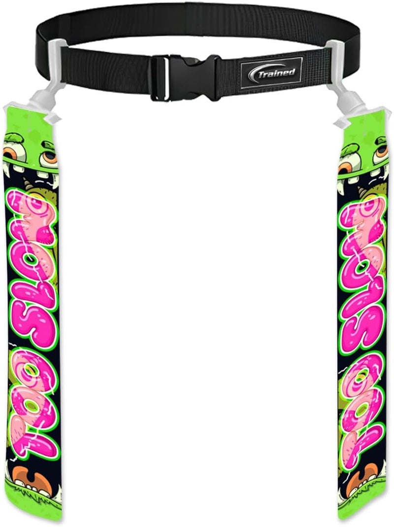 Trained Custom Flag Football Belt Set Includes 2 Pop Flag Football Flags and Belt | Durable Adult Flag Football Belts - Image 1